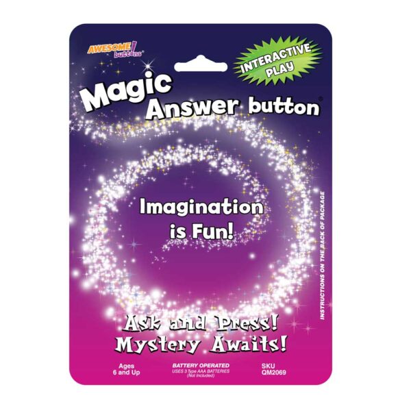 Magic Answer button®Front Package Design 2020