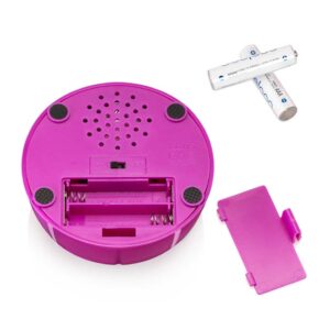 SWEET Bottom speaker shown with batteries